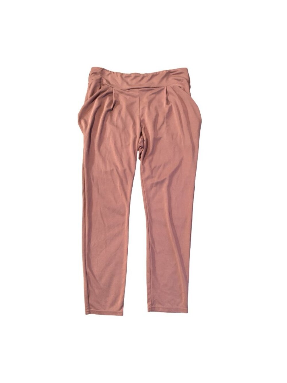 Free People Tapered Harlem Flowy Slouch Pocket Pants In Wine Pink Small Cozy